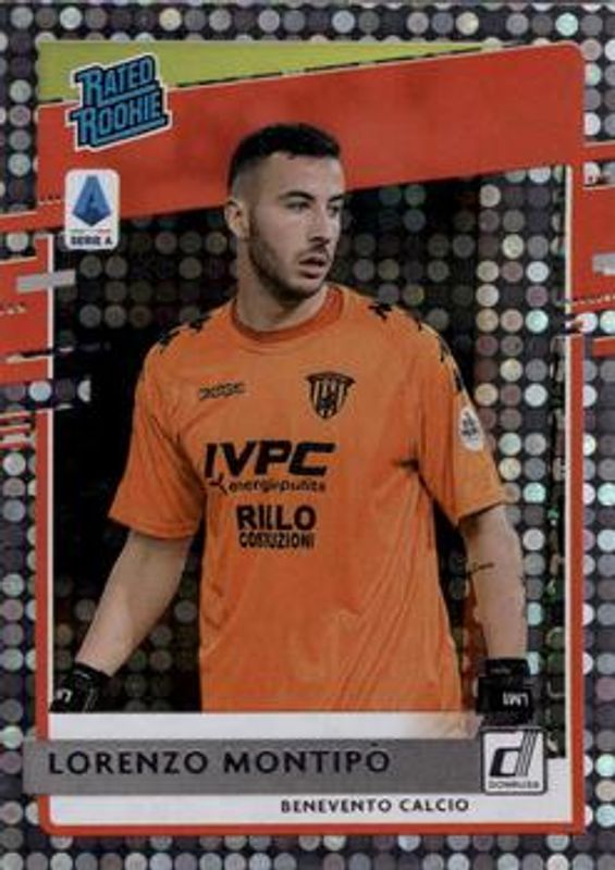 Lorenzo Montipo 2020 Chronicles #3 Donruss Rated Rookies Serie A Silver Circles RAW