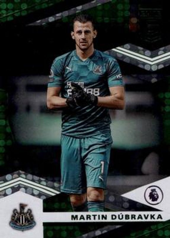 Martin Dubravka 2020 Chronicles #20 Elite Premier League Green Circles RAW