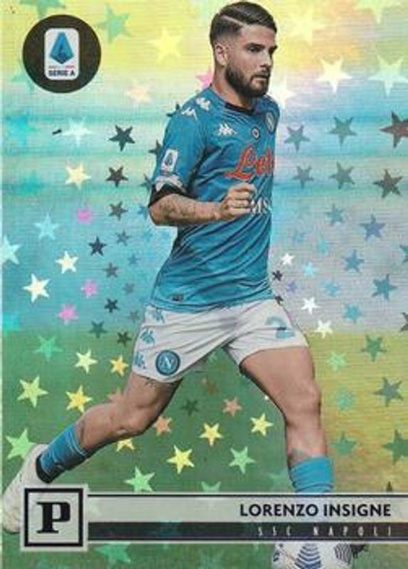 Lorenzo Insigne 2020 Chronicles #25 Panini Serie A Purple Astro RAW