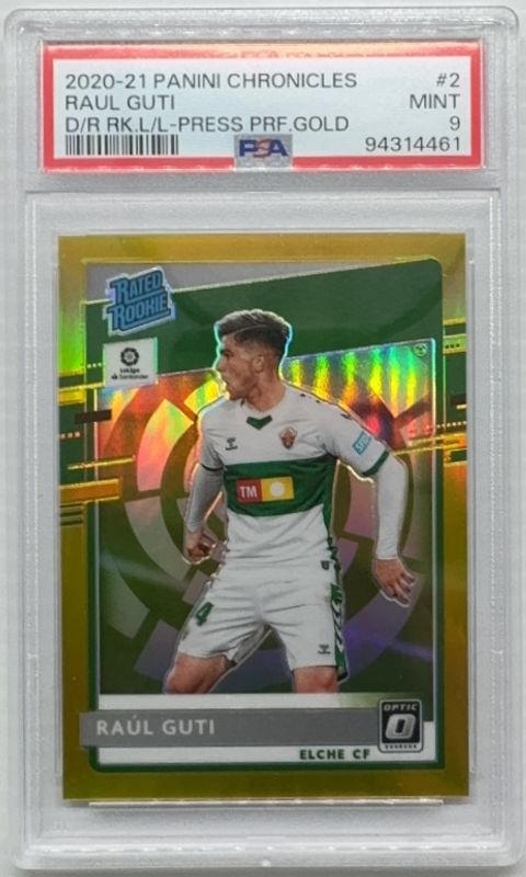 2020 Chronicles #2 Optic Rated Rookies La Liga - Gold /10