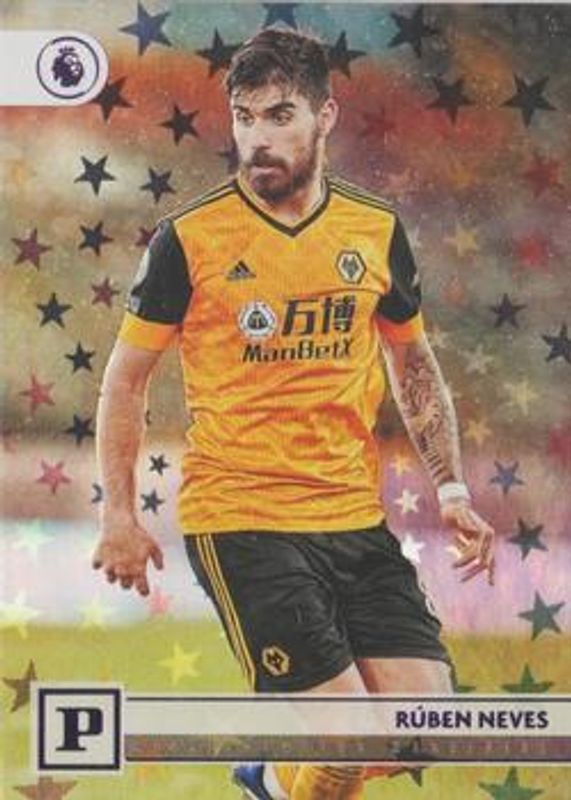 Ruben Neves 2020 Chronicles #16 Panini Premier League Purple Astro RAW