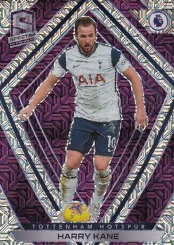 Harry Kane 2020 Chronicles #25 Spectra Premier League Purple Mojo RAW