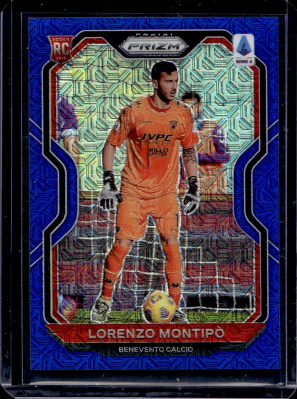 Lorenzo Montipo 2020 Chronicles #20 Serie A Blue Mojo /16 Rookie RAW