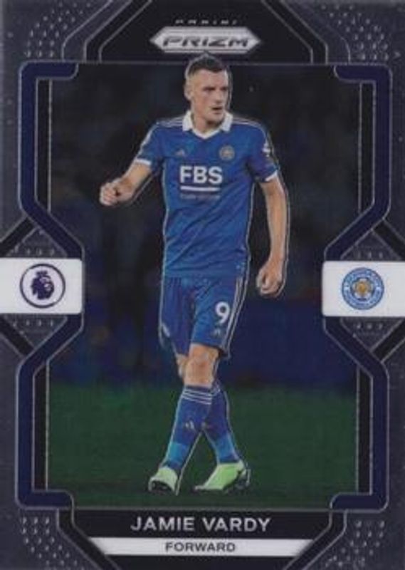 Jamie Vardy 2022 Prizm Premier League #92 Base RAW