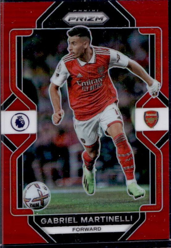 Gabriel Martinelli 2022 Prizm Premier League #161 Red /149 RAW