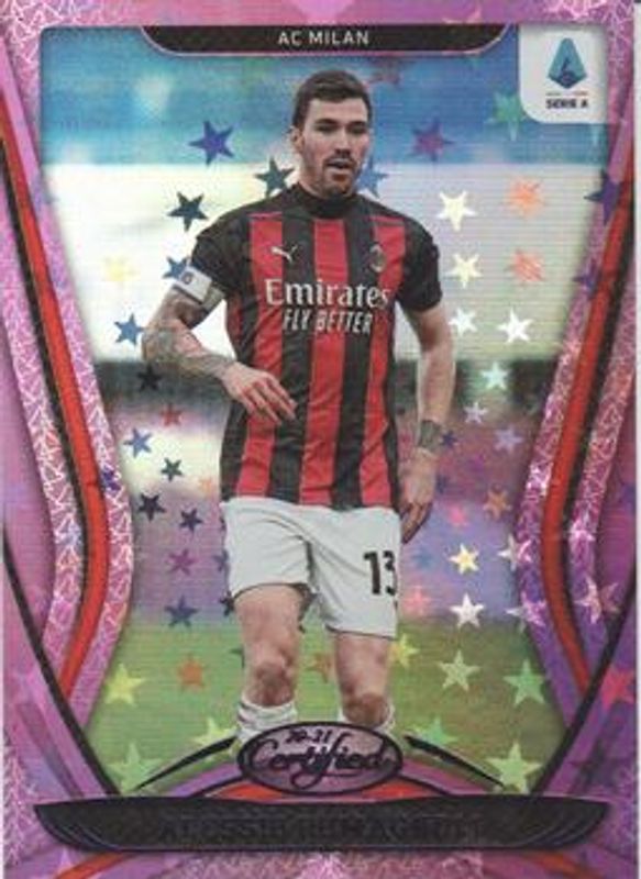 Alessio Romagnoli 2020 Chronicles #1 Certified Serie A Purple Astro RAW
