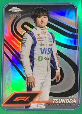 Yuki Tsunoda 2024 Topps Chrome Formula 1 #1954-TSU 1954
