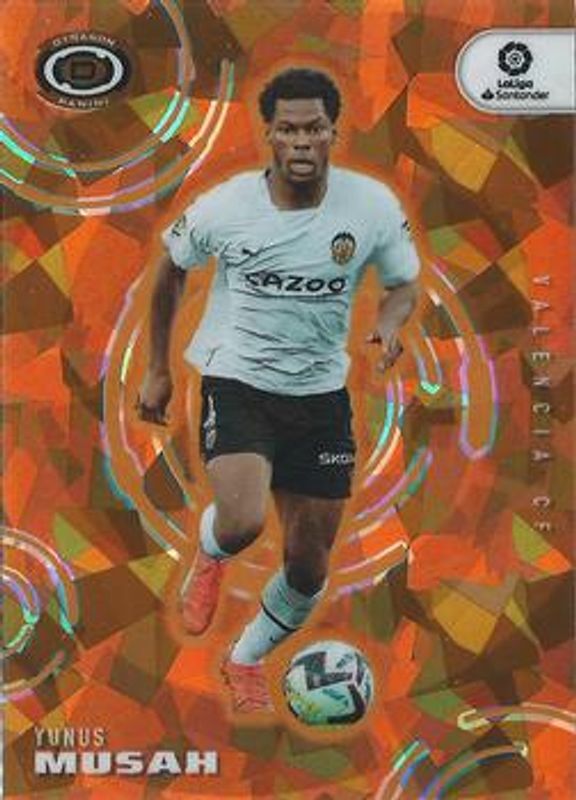 Yunus Musah 2022 Chronicles #288 Dynagon La Liga - Orange Ice /23 RAW