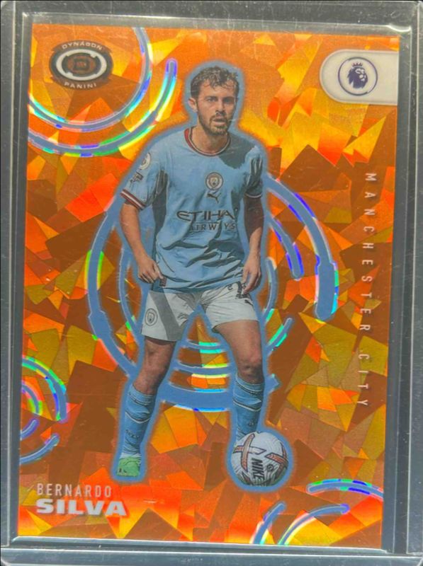Bernardo Silva 2022 Chronicles #277 Dynagon Premier League - Orange Ice /23 RAW