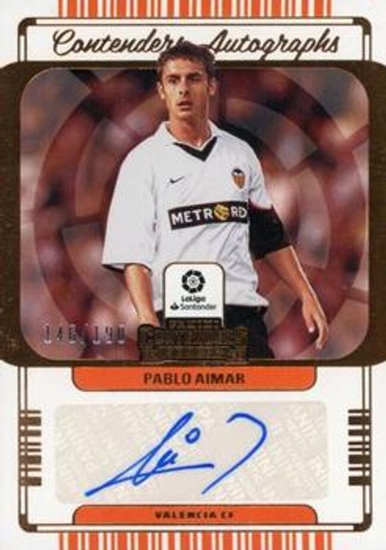 2022 Chronicles #CA-PAI Contenders Autographs La Liga /64