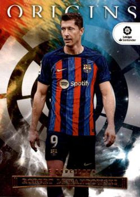 Robert Lewandowski 2022 Chronicles #82 Origins La Liga RAW