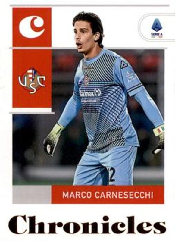 Marco Carnesecchi 2022 Chronicles #20 Chronicles Serie A RAW