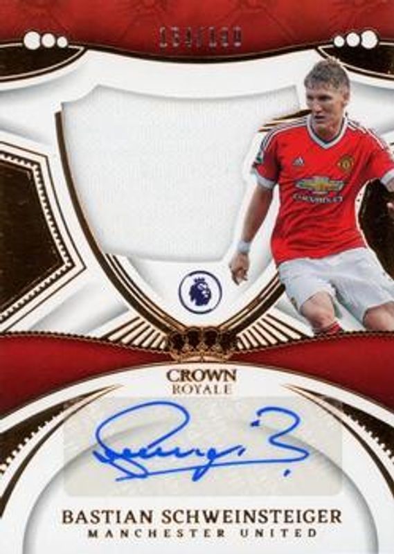 Bastian Schweinsteiger 2022 Chronicles #S-BS Crown Royal Silhouettes Premier League /44 RAW