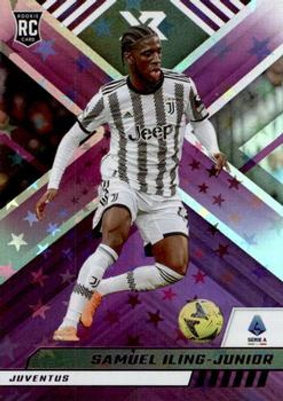 Samuel Iling-Junior 2022 Chronicles #102 XR Serie A Purple - Astro Rookie RAW