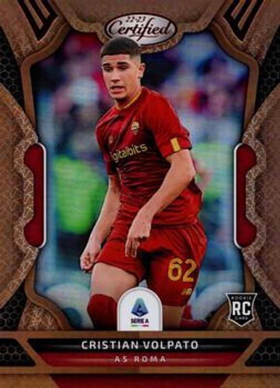 Cristian Volpato 2022 Chronicles #127 Certified Serie A Rookie RAW
