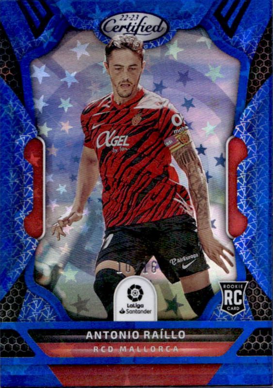 Raillo 2022 Chronicles #141 Certified La Liga Blue - Astro /16 RAW