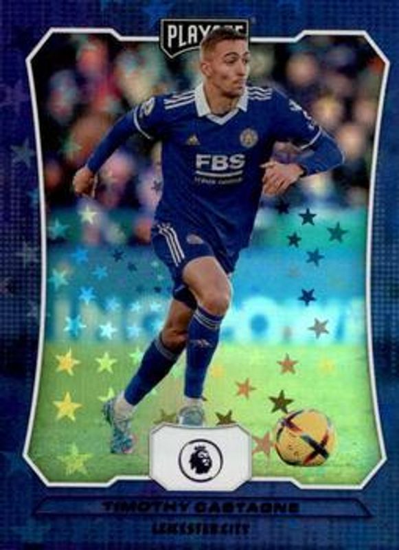 Timothy Castagne 2022 Chronicles #67 Playoff Premier League Purple - Astro RAW