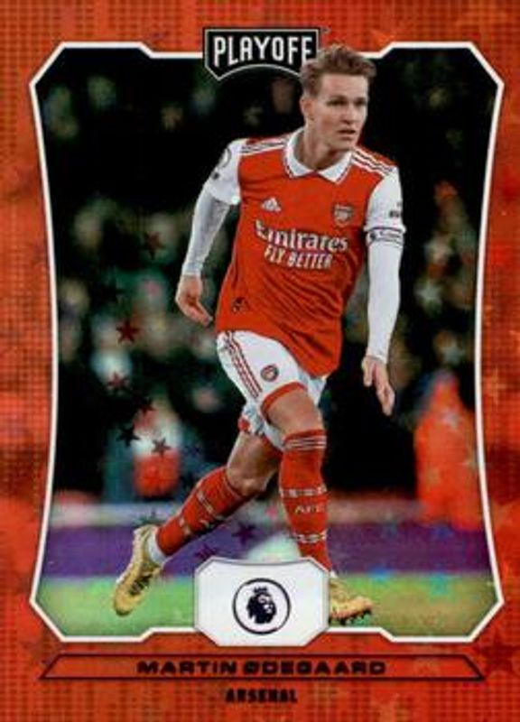 Martin Odegaard 2022 Chronicles #52 Playoff Premier League Purple - Astro RAW