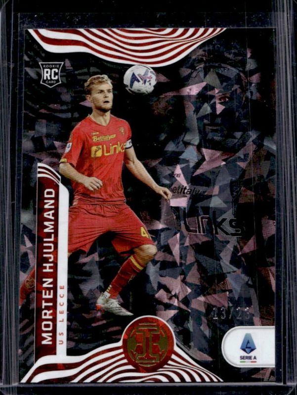 Morten Hjulmand 2022 Chronicles #196 Illusions Serie A Cracked - Ice /23 RAW