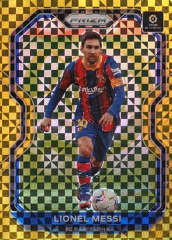 Lionel Messi 2020 Chronicles #15 La Liga Gold Power RAW