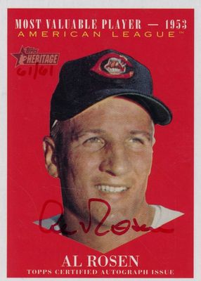 2010 Topps Heritage #ROA-AR Real One Autographs - Red Ink /61