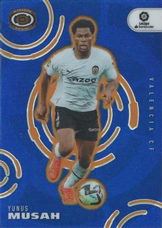 Yunus Musah 2022 Chronicles #288 Dynagon La Liga - Blue /49 RAW