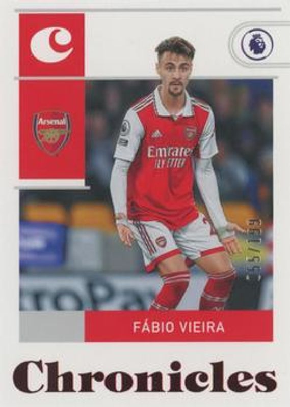 Fabio Vieira 2022 Chronicles #4 Chronicles Premier League - Red /199 RAW