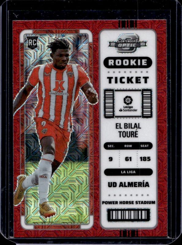 El Bilal Toure 2022 Chronicles #298 Contenders Optic Rookie Ticket La Liga - Red Mojo RAW