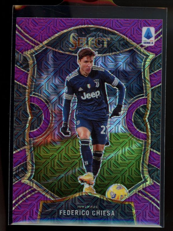 Federico Chiesa 2020 Chronicles #11 Select Serie A Purple Mojo RAW
