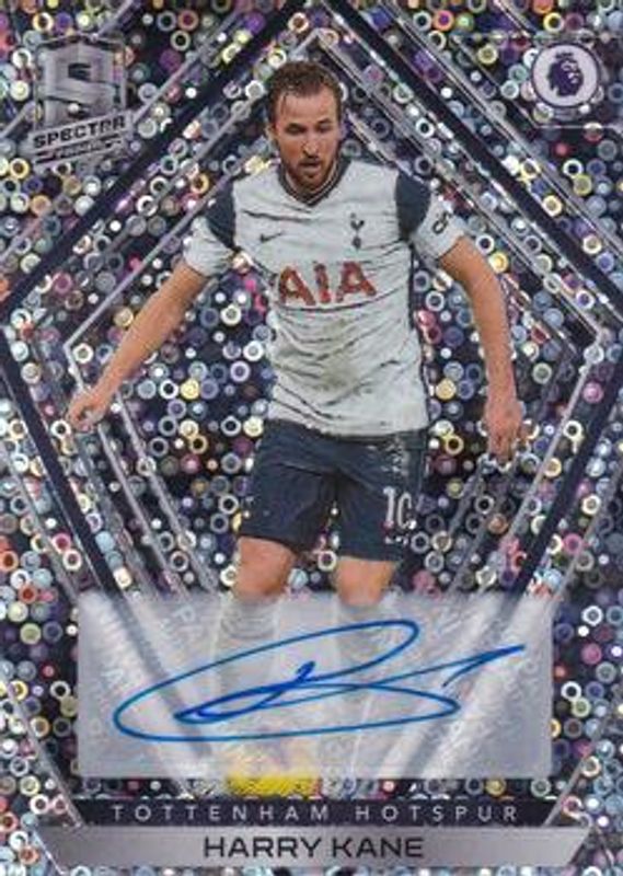 Harry Kane 2020 Chronicles #25 Spectra Premier League Autographs Silver Circles /2 RAW