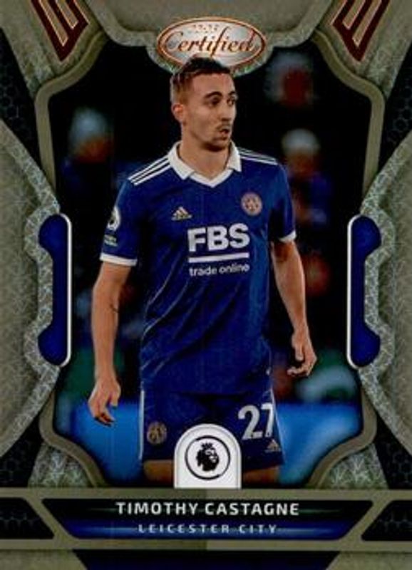 Timothy Castagne 2022 Chronicles #144 Certified Premier League RAW