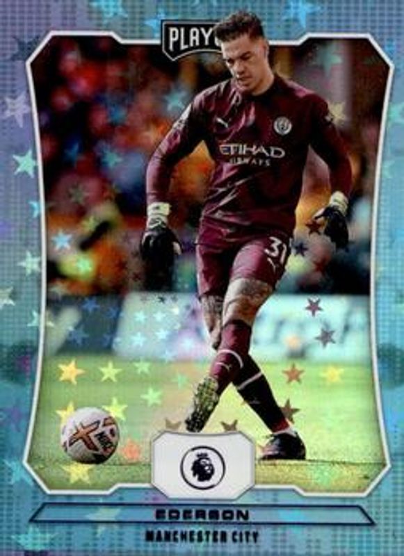 Ederson (Goalkeeper) 2022 Chronicles #71 Playoff Premier League Purple - Astro RAW