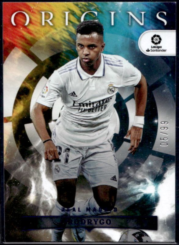 Rodrygo 2022 Chronicles #92 Origins La Liga - Blue /99 RAW