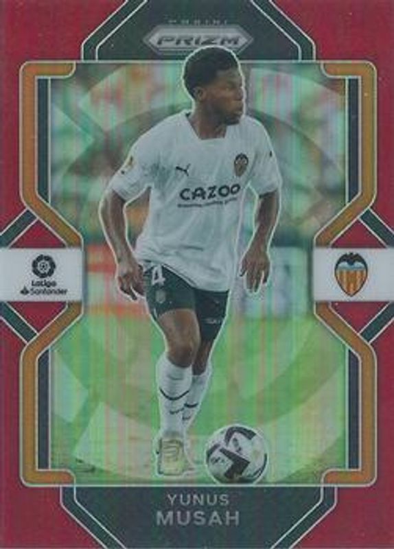 Yunus Musah 2022 Chronicles #229 La Liga - Red /99 RAW
