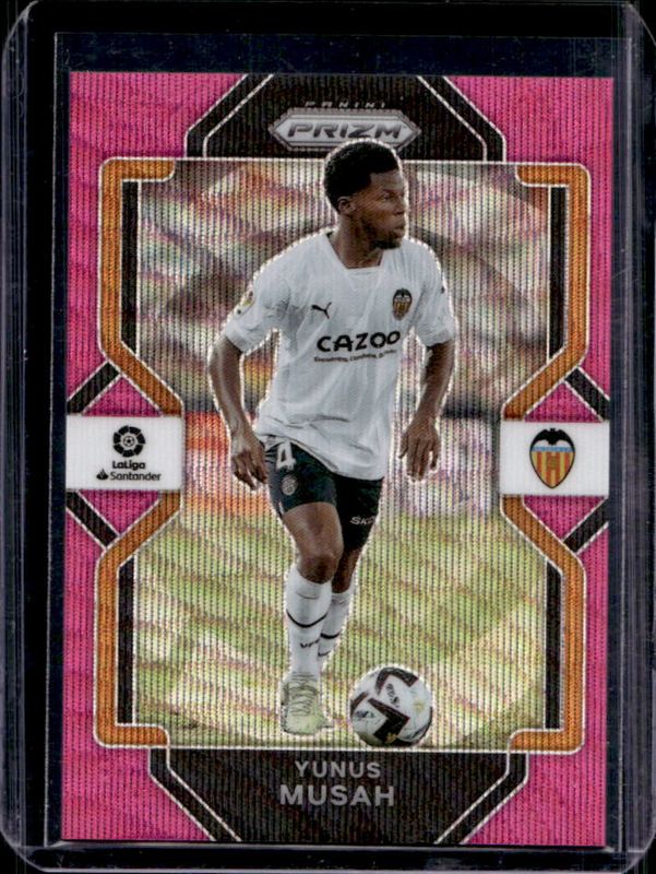 Yunus Musah 2022 Chronicles #229 La Liga Pink Wave FOTL /19 RAW