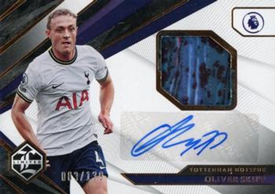 Oliver Skipp 2022 Chronicles #L-OS Limited Jersey Autos Premier League /44 RAW