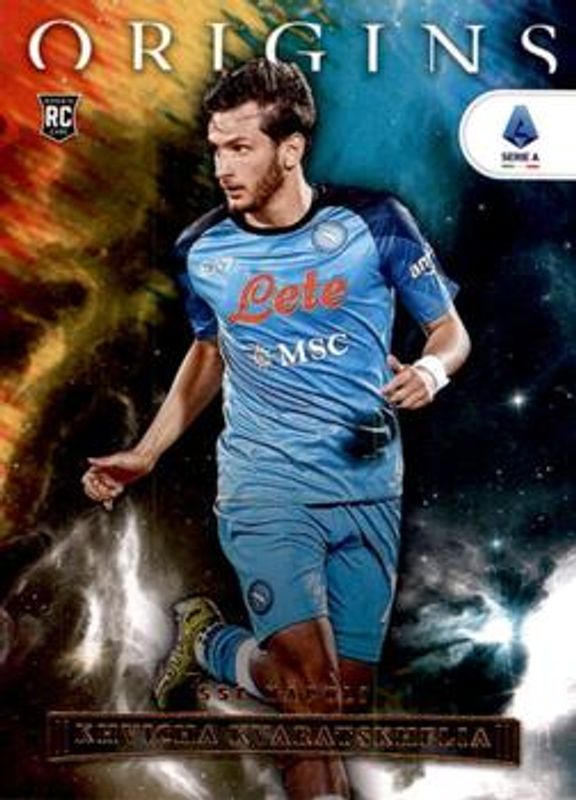 Khvicha Kvaratskhelia 2022 Chronicles #90 Origins Serie A Rookie RAW