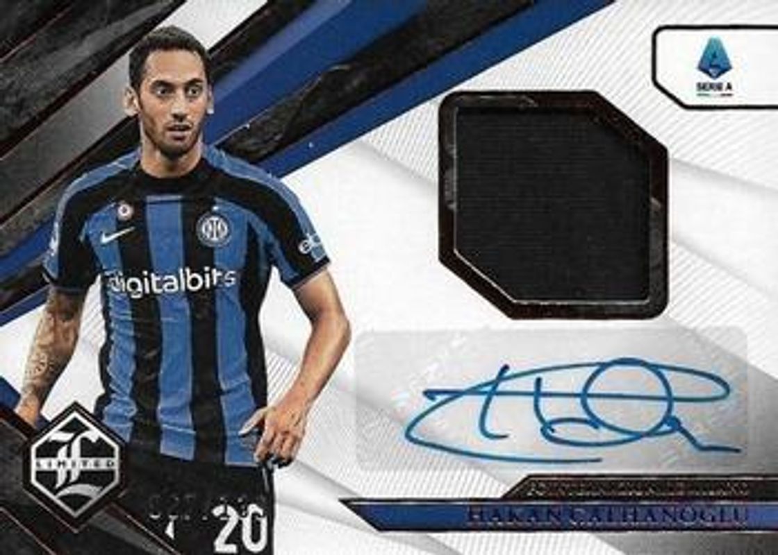 Hakan Calhanoglu 2022 Chronicles #L-HCU Limited Jersey Autos Serie A /100 RAW