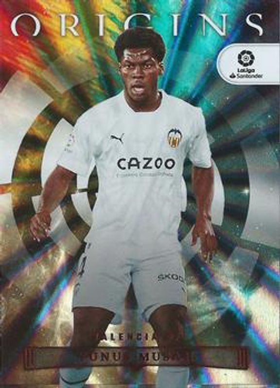 Yunus Musah 2022 Chronicles #99 Origins La Liga - Red Laser RAW