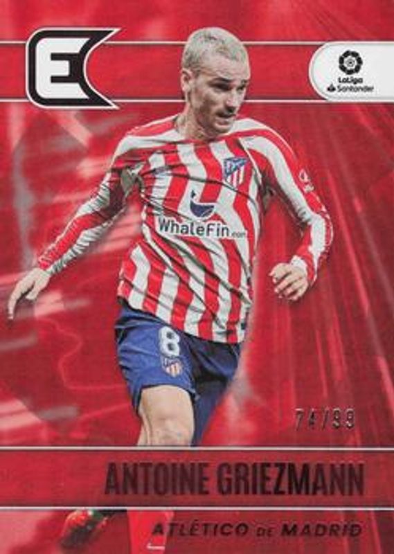 Antoine Griezmann 2022 Chronicles #152 Essentials La Liga - Red /99 RAW
