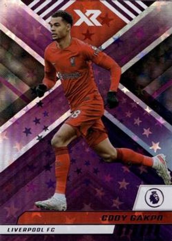 Cody Gakpo 2022 Chronicles #105 XR Premier League Purple - Astro Rookie RAW