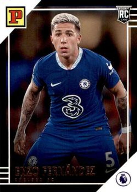 Enzo Fernandez 2022 Chronicles #48 Panini Premier League Rookie RAW