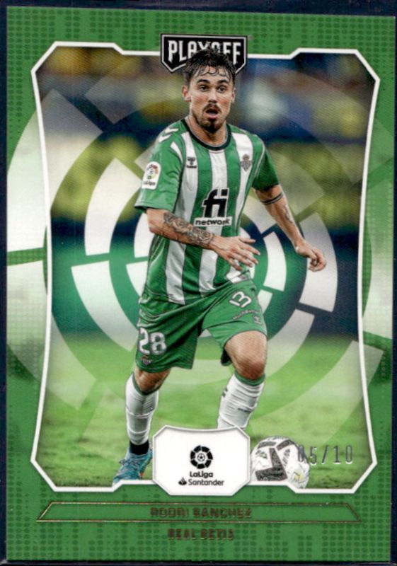 Rodri 2022 Chronicles #68 Playoff La Liga - Gold /10 RAW