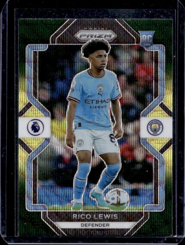 Rico Lewis 2022 Prizm Premier League #17 Multicolor Rookie RAW