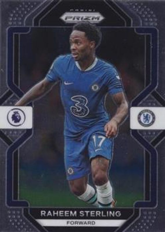 Raheem Sterling 2022 Prizm Premier League #114 Base RAW
