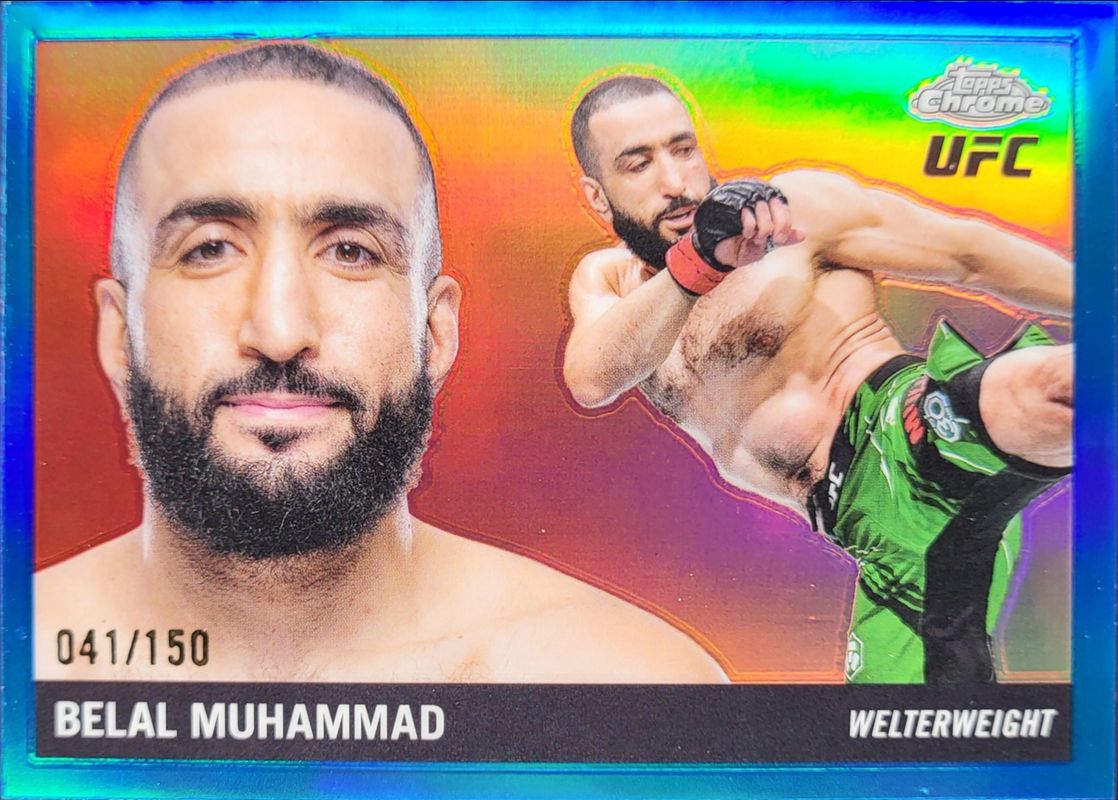 2025 Topps Chrome UFC #55T-18 1955 Topps - Blue Refractor /150