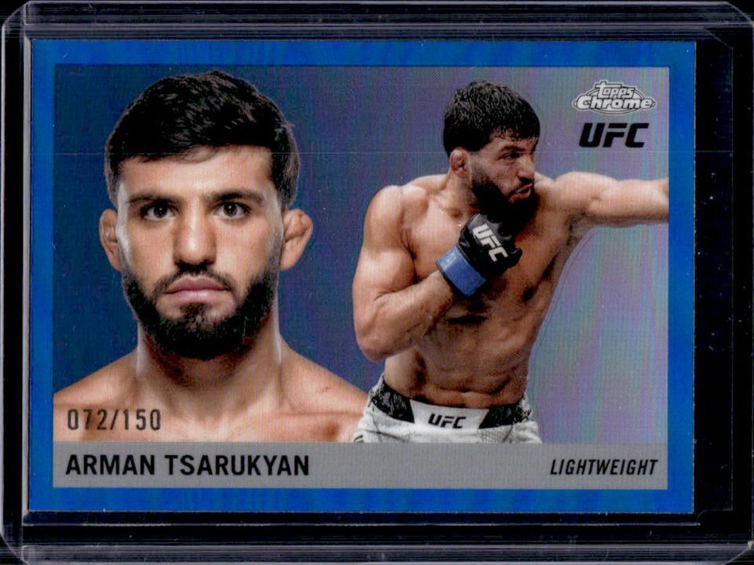 2025 Topps Chrome UFC #55T-12 1955 Topps - Blue Refractor /150