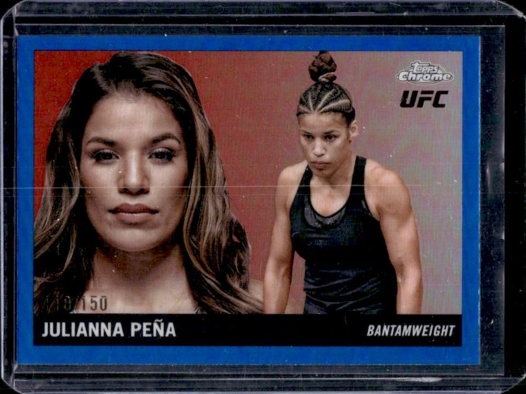 2025 Topps Chrome UFC #55T-8 1955 Topps - Blue Refractor /150