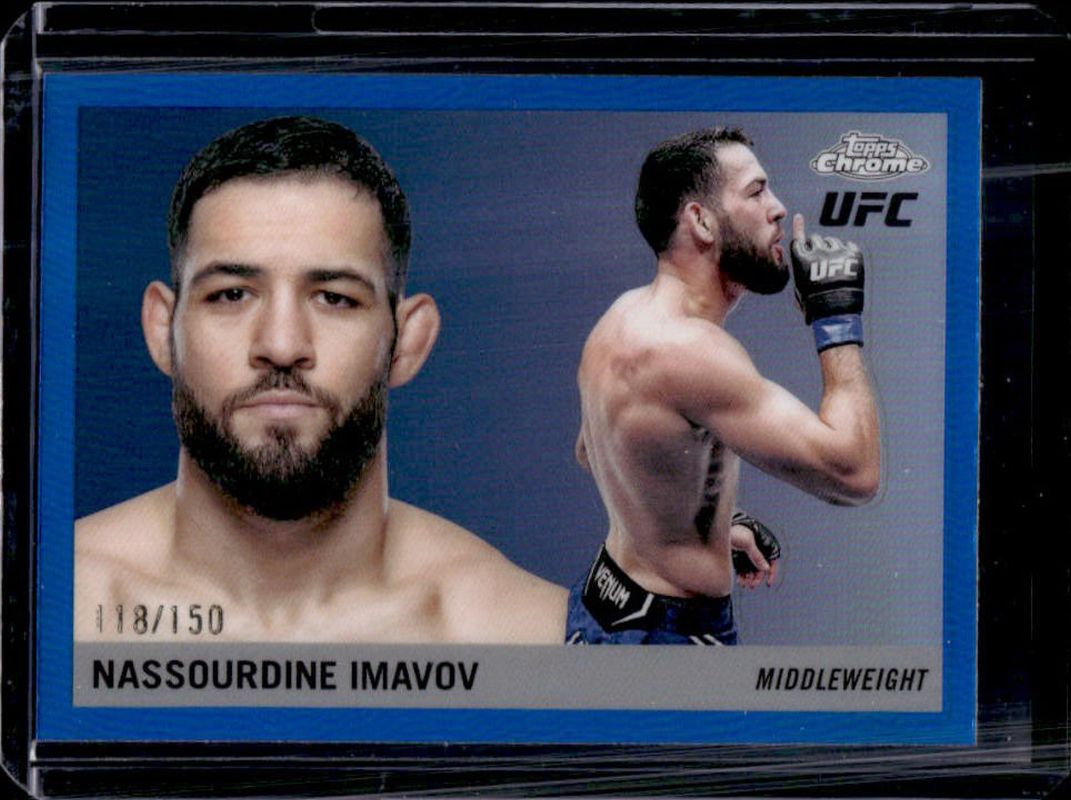 2025 Topps Chrome UFC #55T-24 1955 Topps - Blue Refractor /150