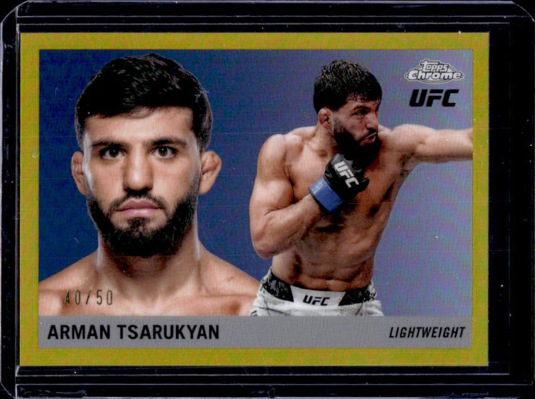 2025 Topps Chrome UFC #55T-12 1955 Topps - Gold Refractor /50